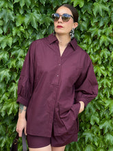 Carica l'immagine nel visualizzatore di Gallery, CAMICIA BURGUNDY
